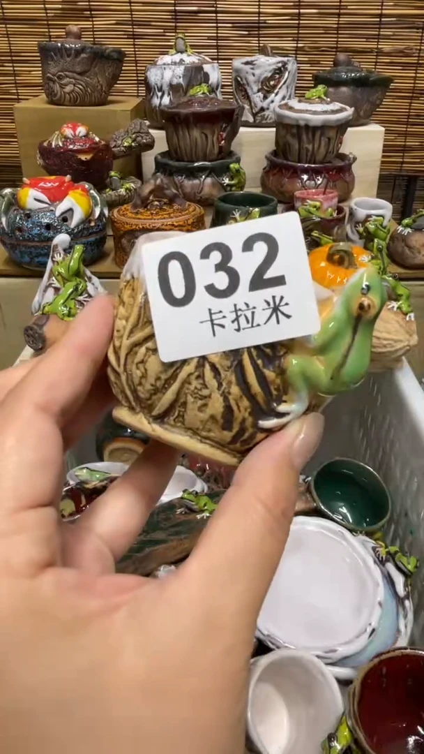 金*032精美粗陶手工柴烧