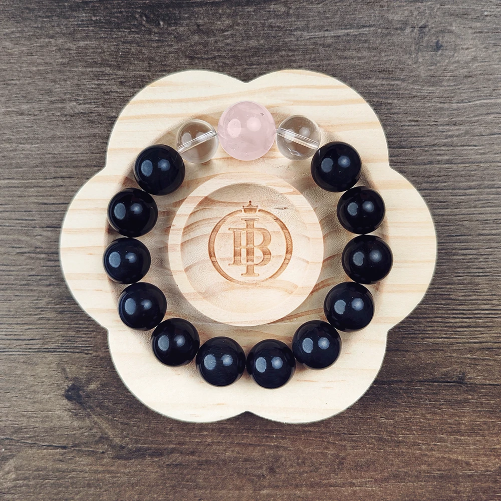 蓝虎眼配粉水晶白水晶手串超美手串净化磁场