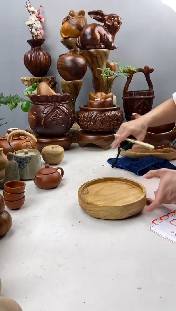 香樟木A2微瑕小圆盘/尺寸