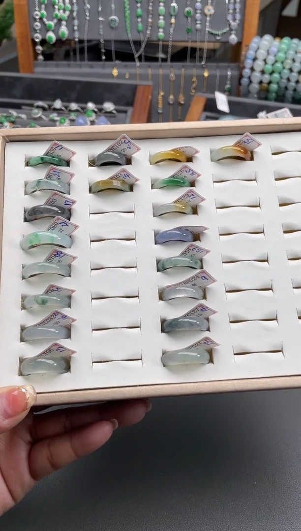 【闪购商品】翡翠戒圈未镶嵌合集