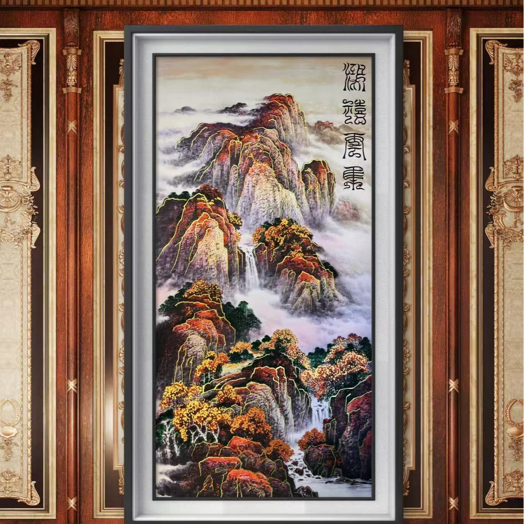 老师原创作品《鸿禧云集》