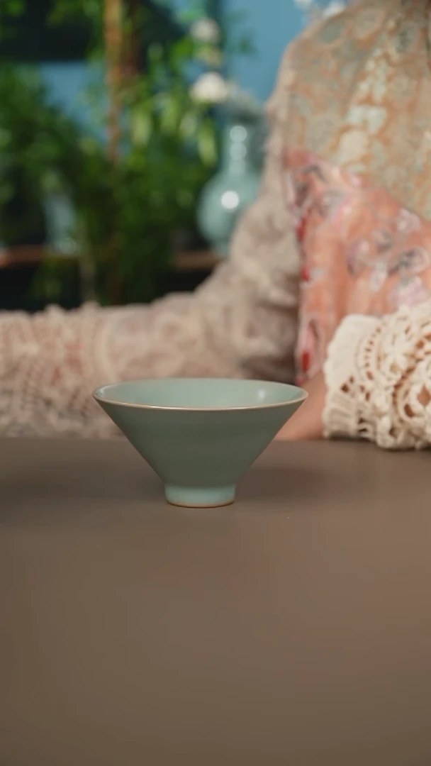 仿古天青斗笠一级