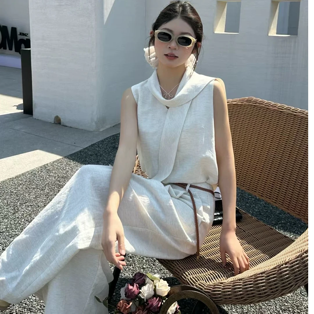 【MY LIFE】  麻料气质两件套