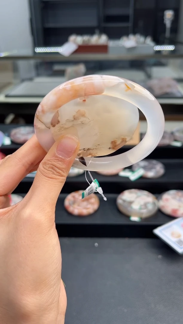 石英质玉手镯未镶嵌60圈口（赠送镯心）3039324