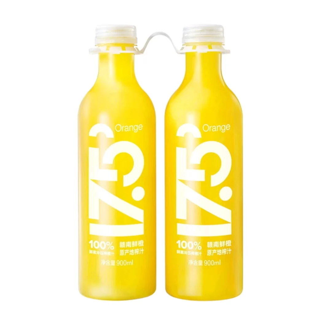 【山姆超市】农夫山泉 17.5°100%鲜果冷压榨橙汁 900ml*2夏日必备饮品