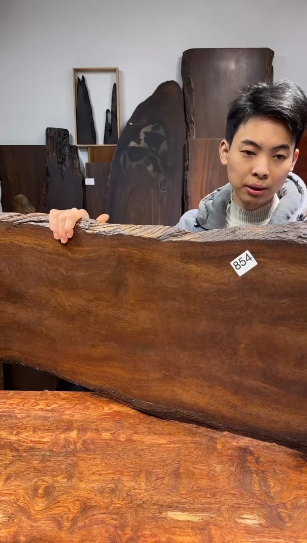 风车木（黑檀木）尺寸160*40*2.5编号854