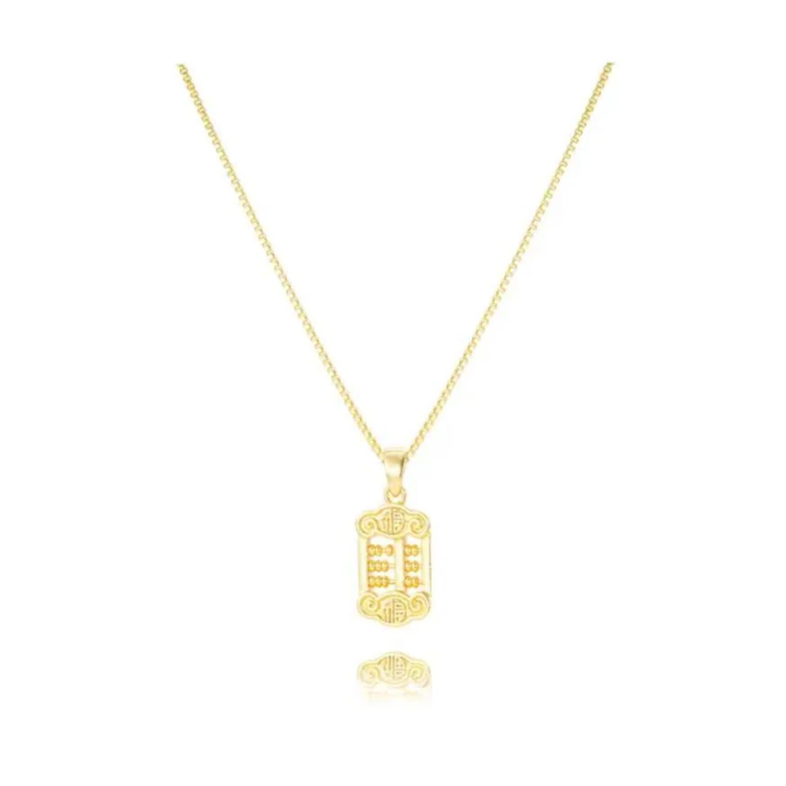 铜合金项链 f247---法★【福禄算盘】春K欧斯伽斯 项链