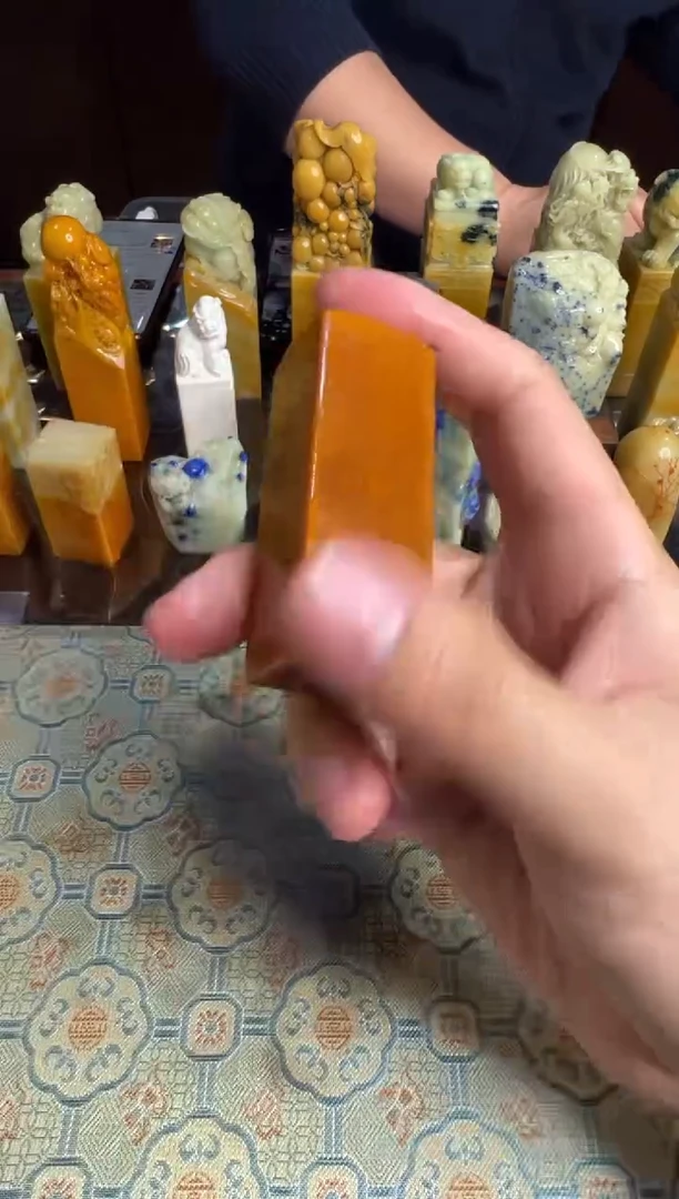 【闪购商品】青田石印石编号编号dqt3193