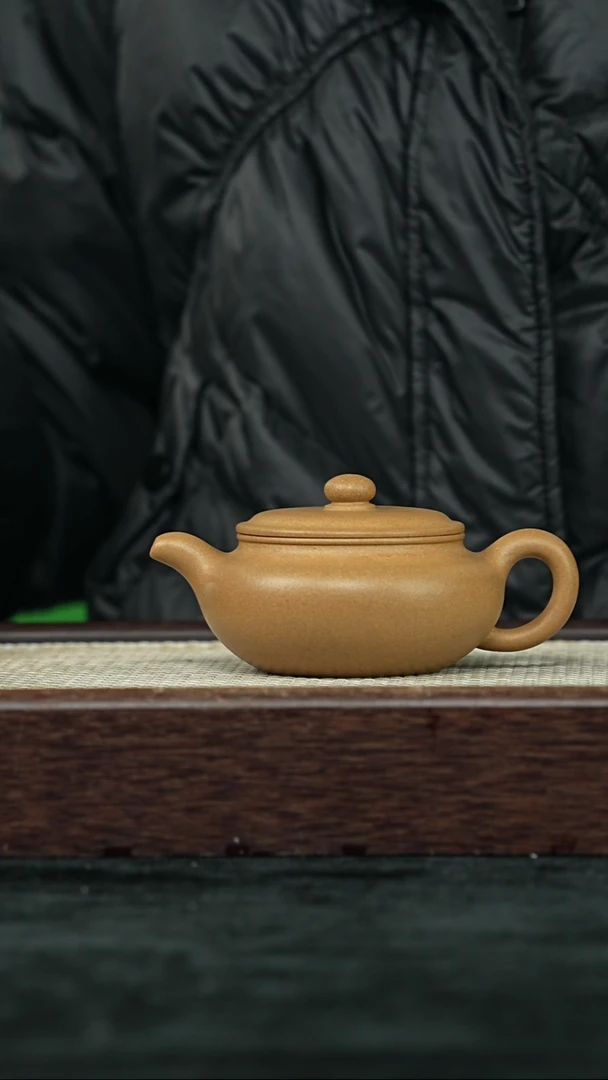 【闪购商品】紫砂茶壶@@Aj4196魏茂金扁腹