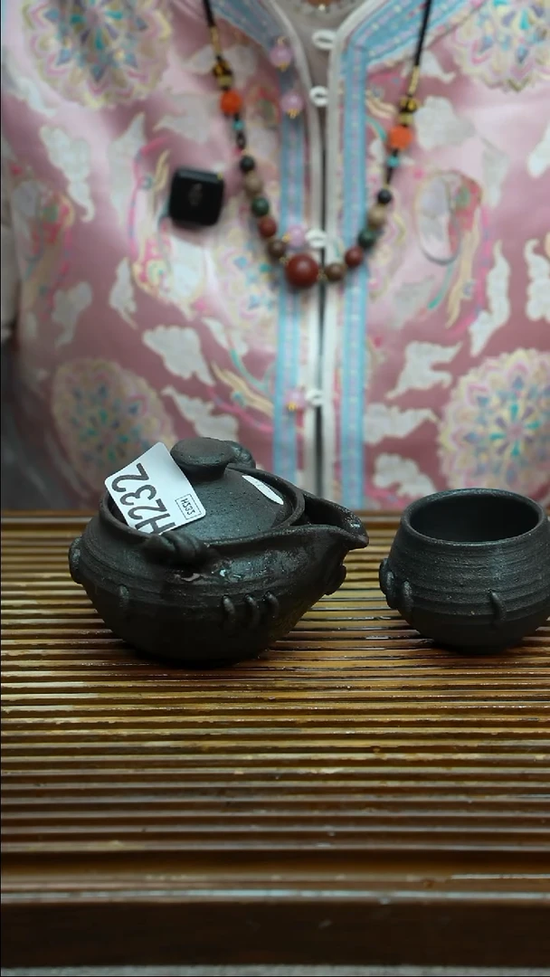 万古烧粗陶手工茶具