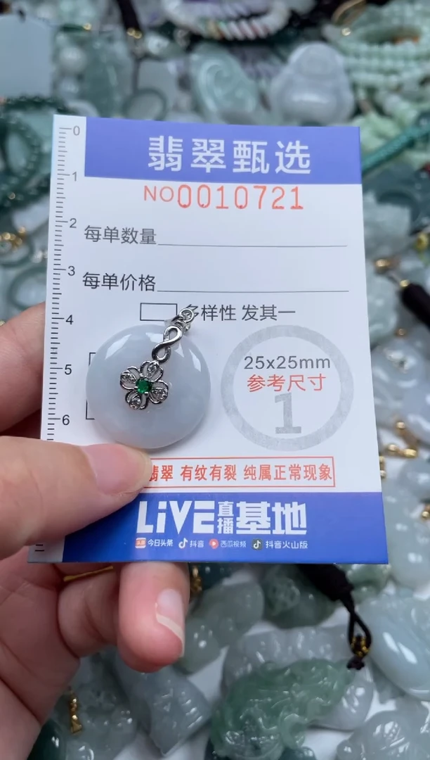 颈饰未镶嵌翡翠10721