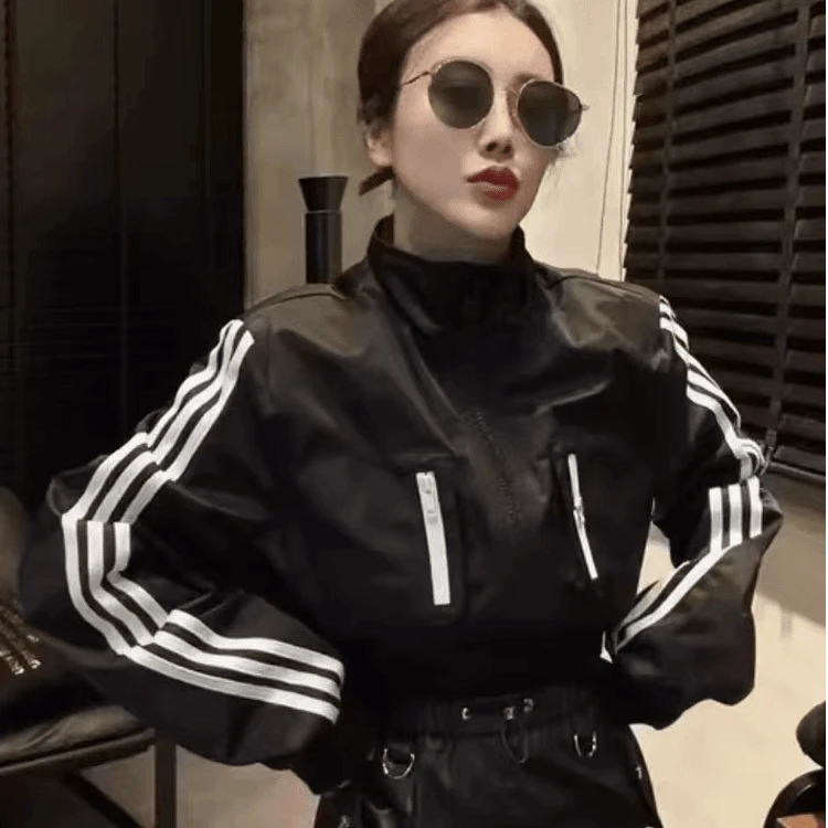 欧洲站2025春季女新款女装欧货时尚百搭洋气气质拉链长袖外套女