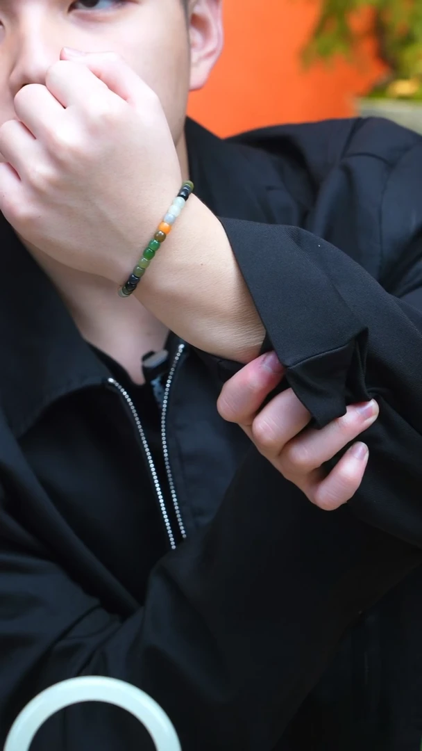 未镶嵌手链和田玉和田玉多宝卡6