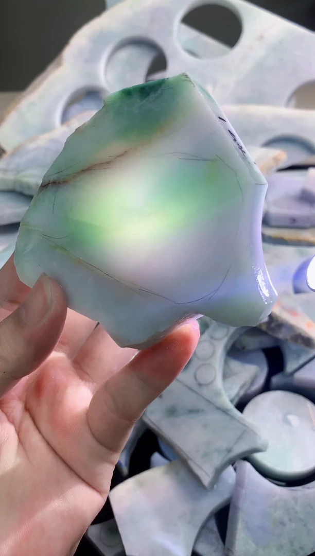 裸石翡翠天然缅甸翡翠A货 A014