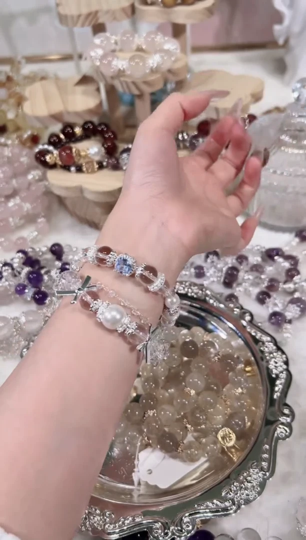 【闪购商品】水晶手链未镶嵌天然水晶默认微瑕 多样性发货发其一