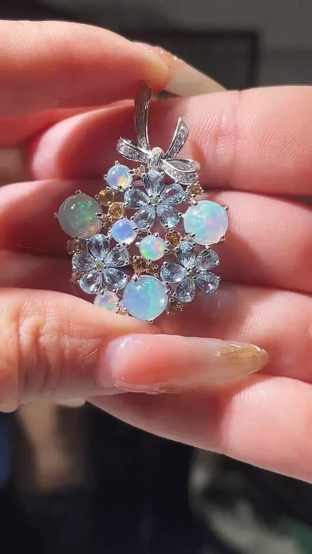 合金欧泊胸针澳大利亚