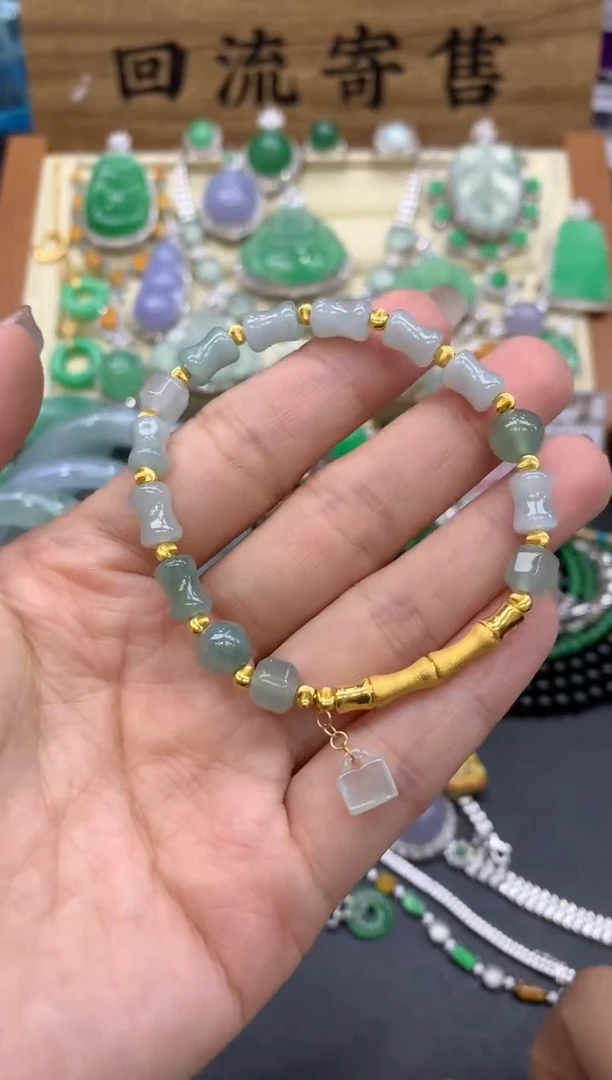 【闪购商品】翡翠手链未镶嵌321-中国好珍宝