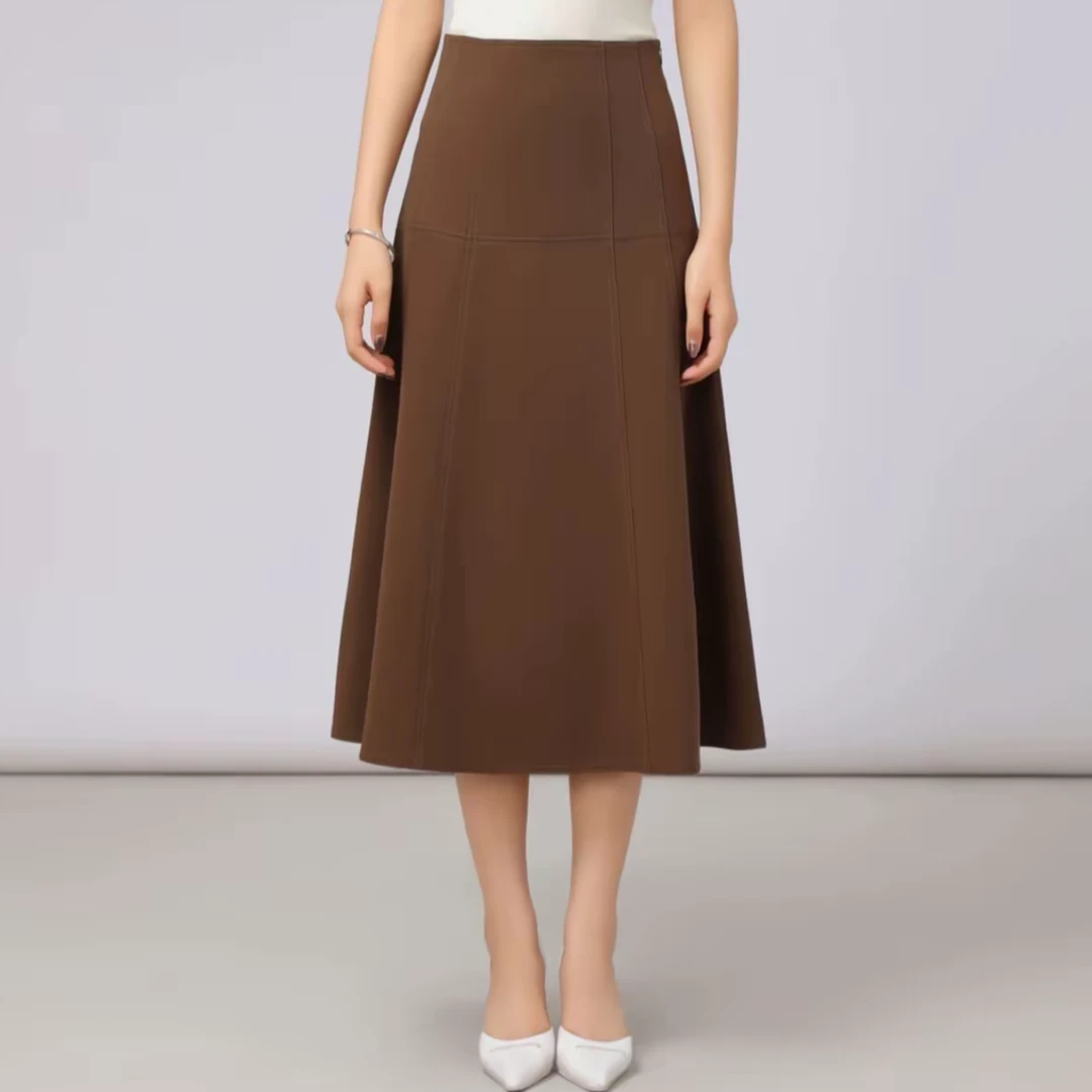 AMASS/阿玛施轻熟风时尚显瘦新款半身裙赫本裙A字裙女5200406