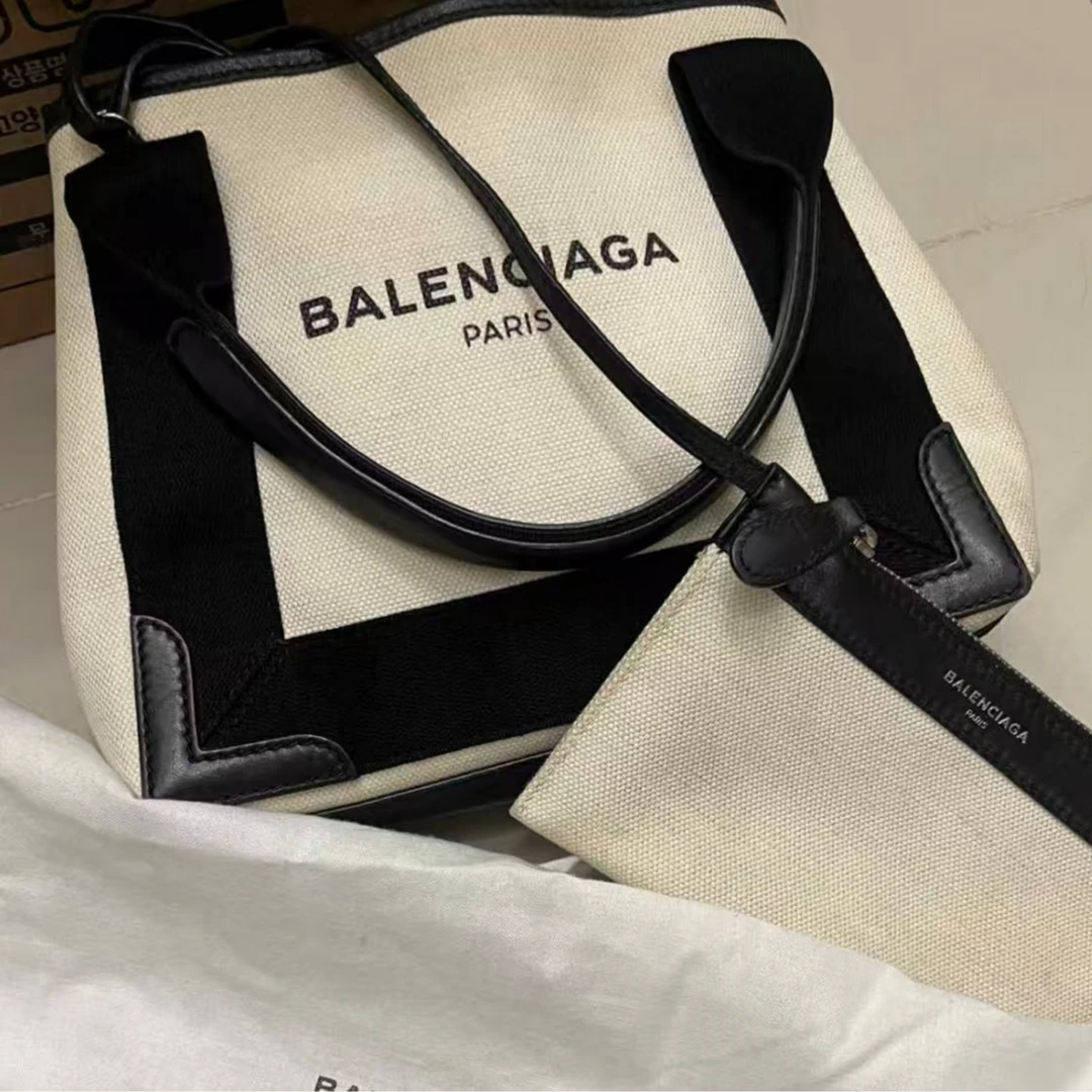 95新 Balenciaga/巴黎世家 理里奢品/巴黎世家/子母菜篮子包