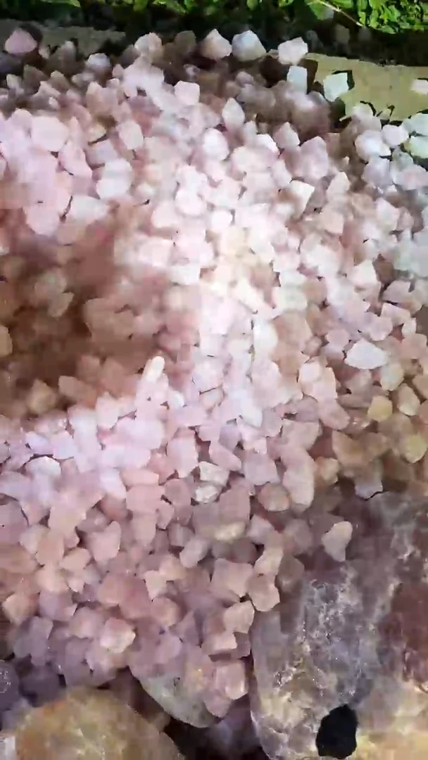 【闪购商品】水晶摆件未镶嵌粉水晶碎石  600g