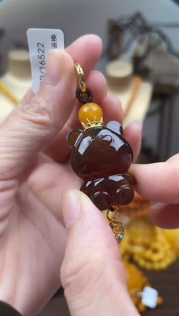 未镶嵌琥珀裸石首饰 假1赔4（多样性发货1件