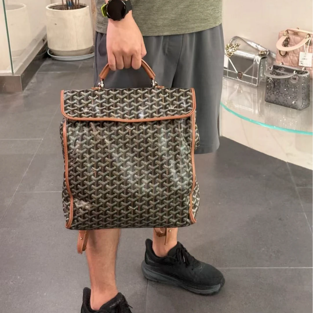 95新 Gaoy/戈雅 坤球奢选 戈雅手提双肩包