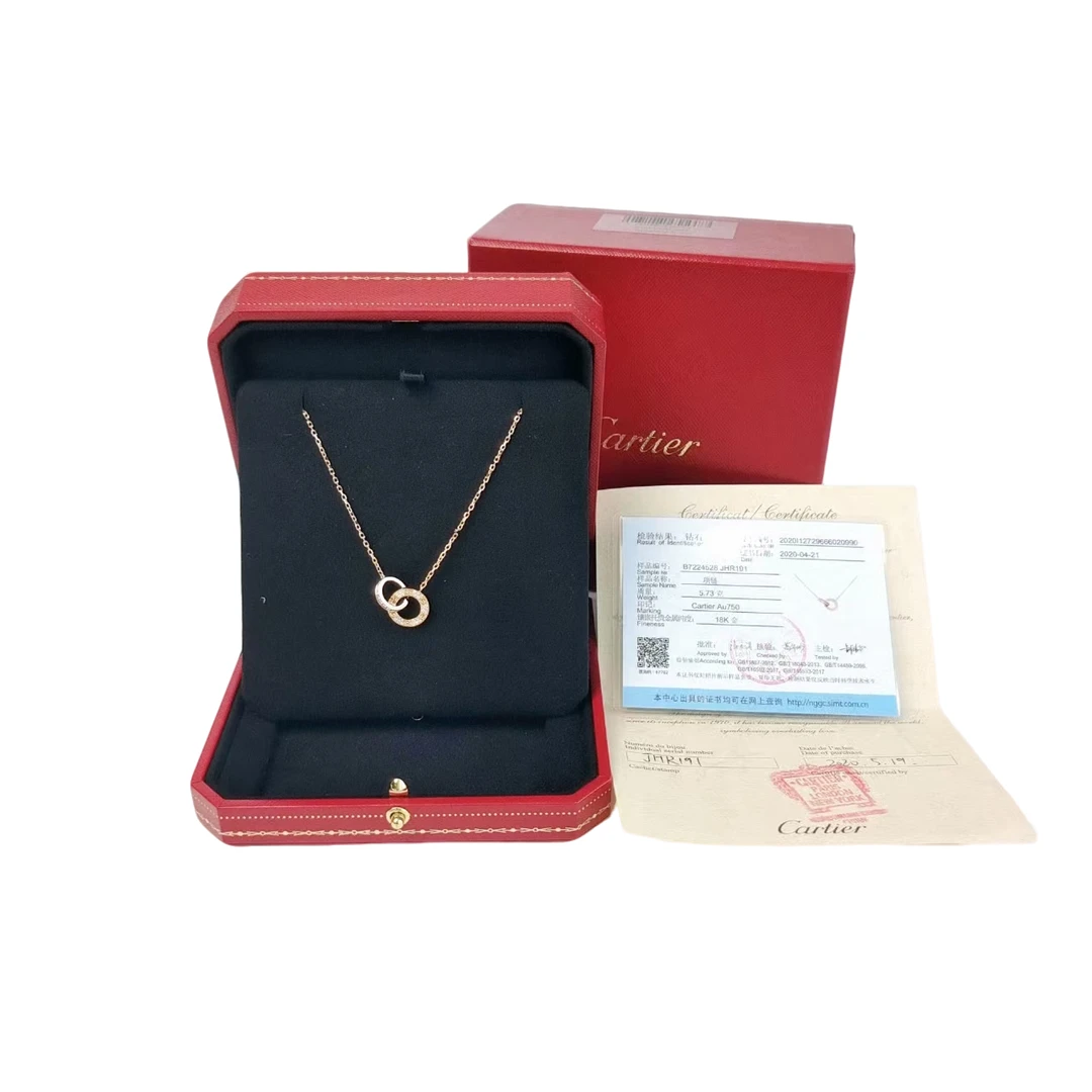 95新 Cartier/卡地亚 安洁利严选项链/0013621