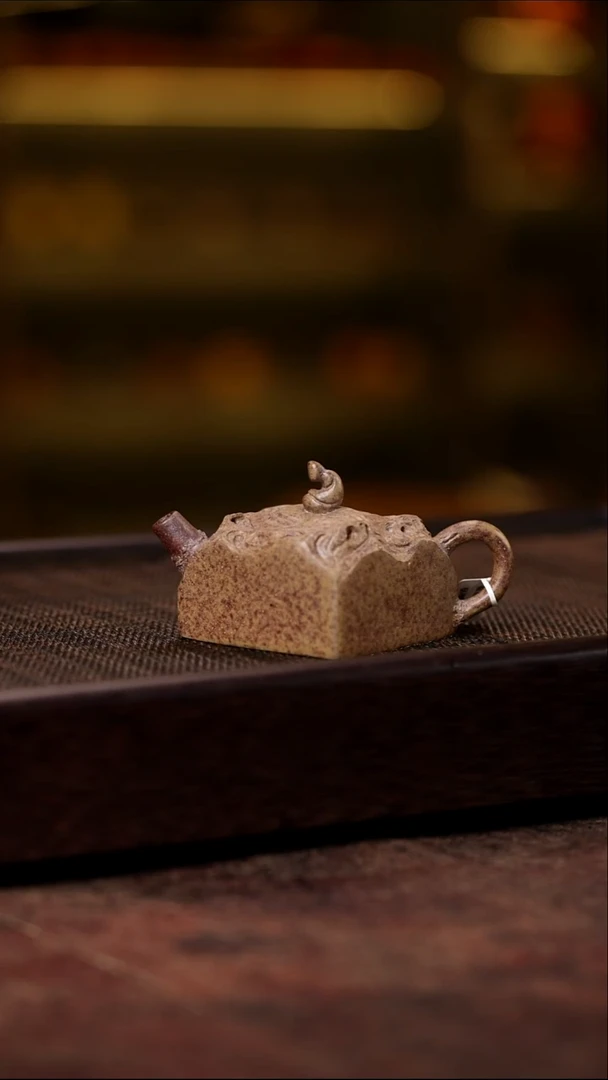 宜兴紫砂柴烧无我