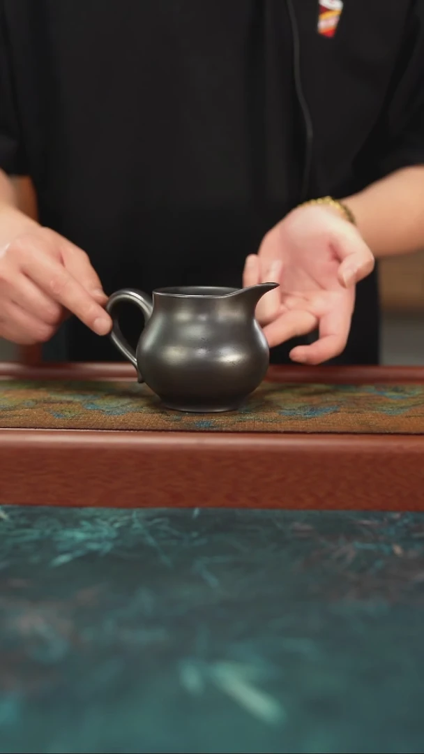 茶杯紫砂5.30    玄铁石黄   公道杯