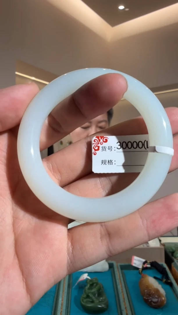 和田玉手镯未镶嵌LZ55.3