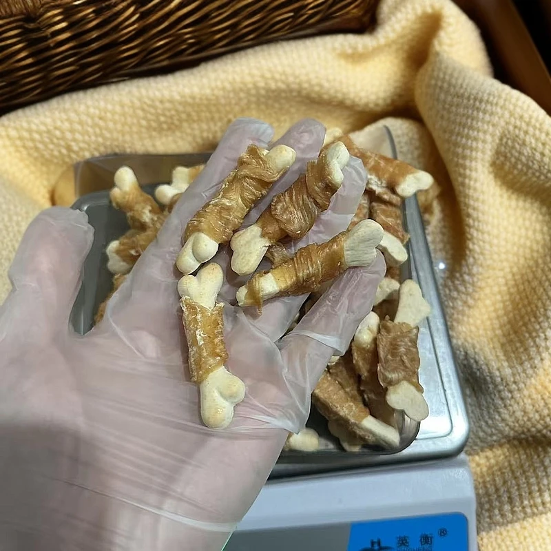 【小年家】鸡鸭肉绕钙奶骨奶香十足磨牙零食训犬奖励手工零食