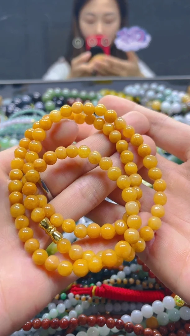 颈饰未镶嵌翡翠6MM