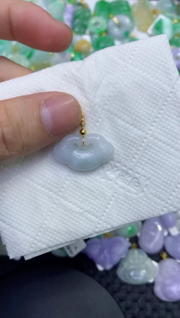 颈饰未镶嵌翡翠天然缅甸A货翡翠