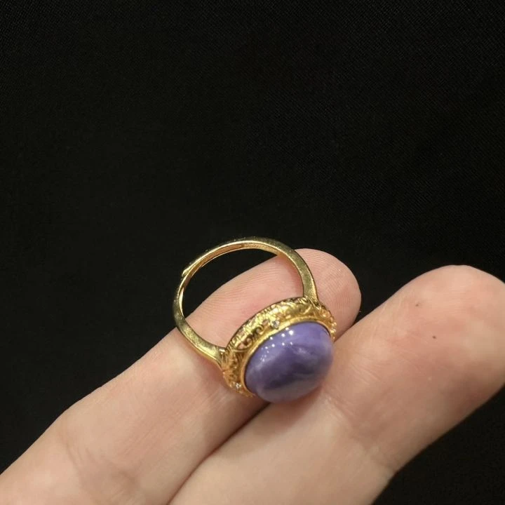 紫龙晶戒指 紫龙晶戒指