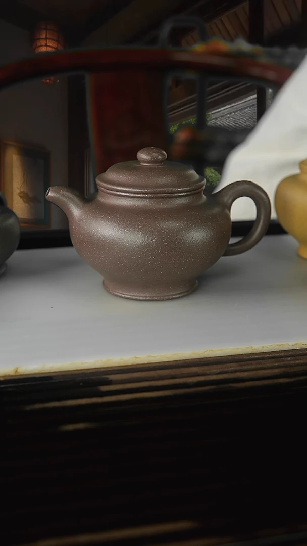 茶壶紫砂静**风天青掇只330cc