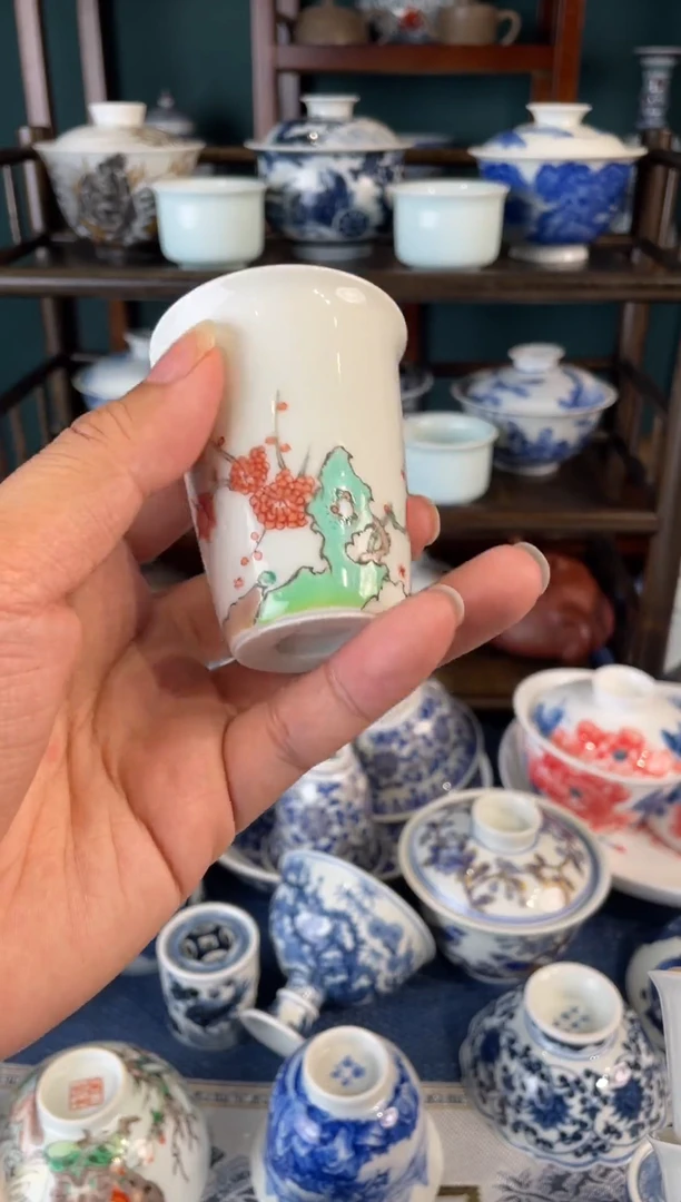 景德镇陶瓷杯杯杯单只