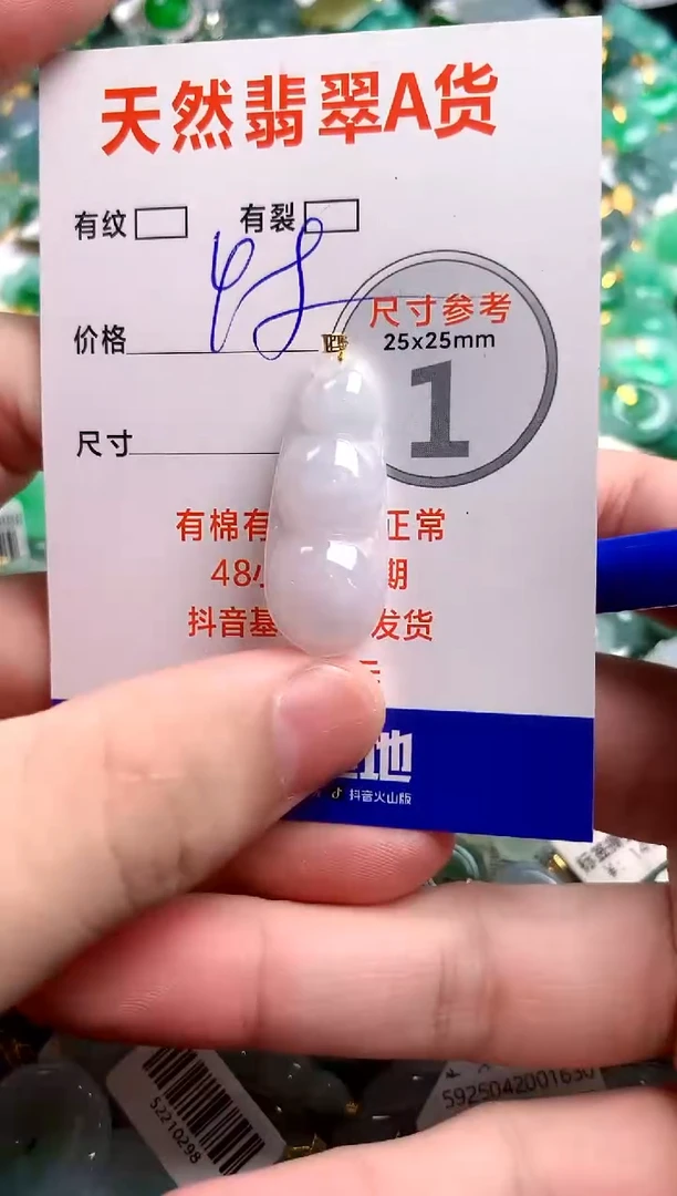 翡翠18K金镶嵌颈饰13005663
