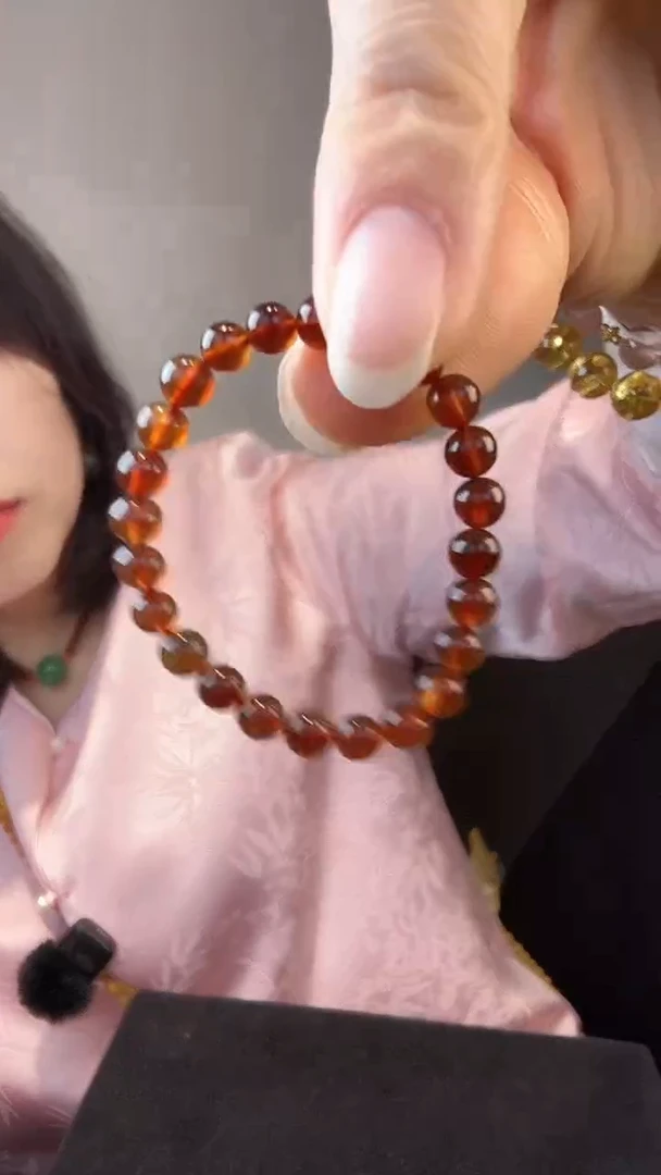 手链琥珀未镶嵌琥珀手串03