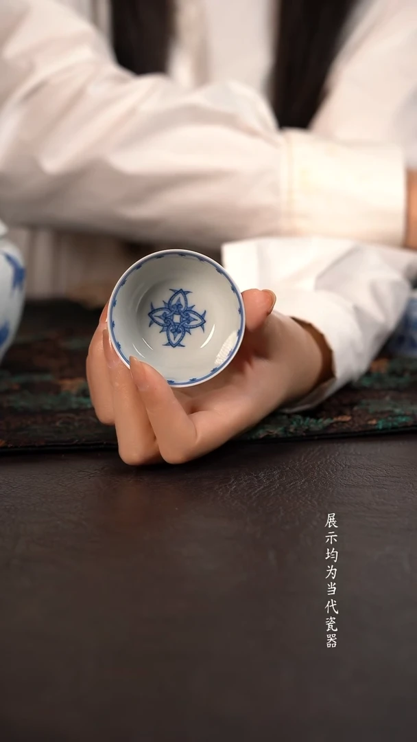 聚澜堂点工素宝相小鸡缸杯