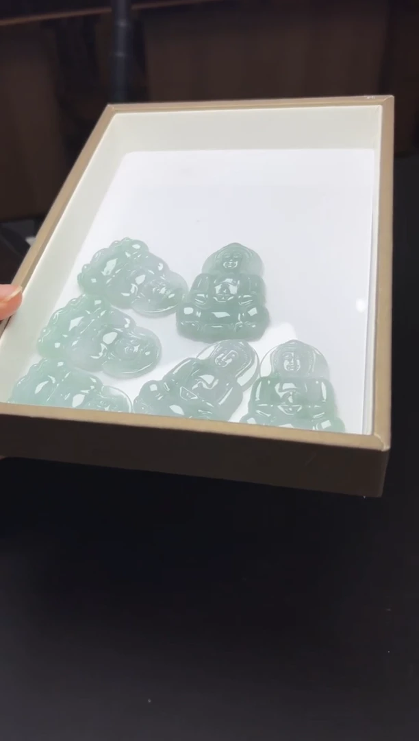 颈饰未镶嵌翡翠YM1412 观音多样性发1件