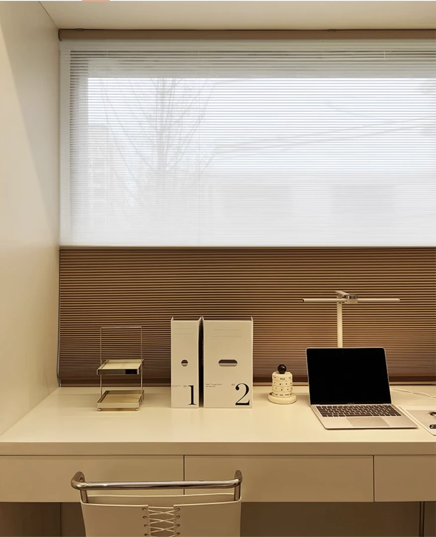 日夜蜂巢帘打孔百叶窗隔热遮阳适用于卧室客厅书房窗帘百叶窗帘