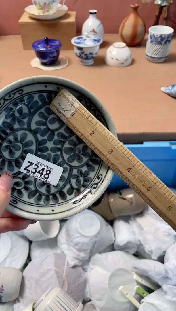 瓷片花*瓷器瓷器Z348