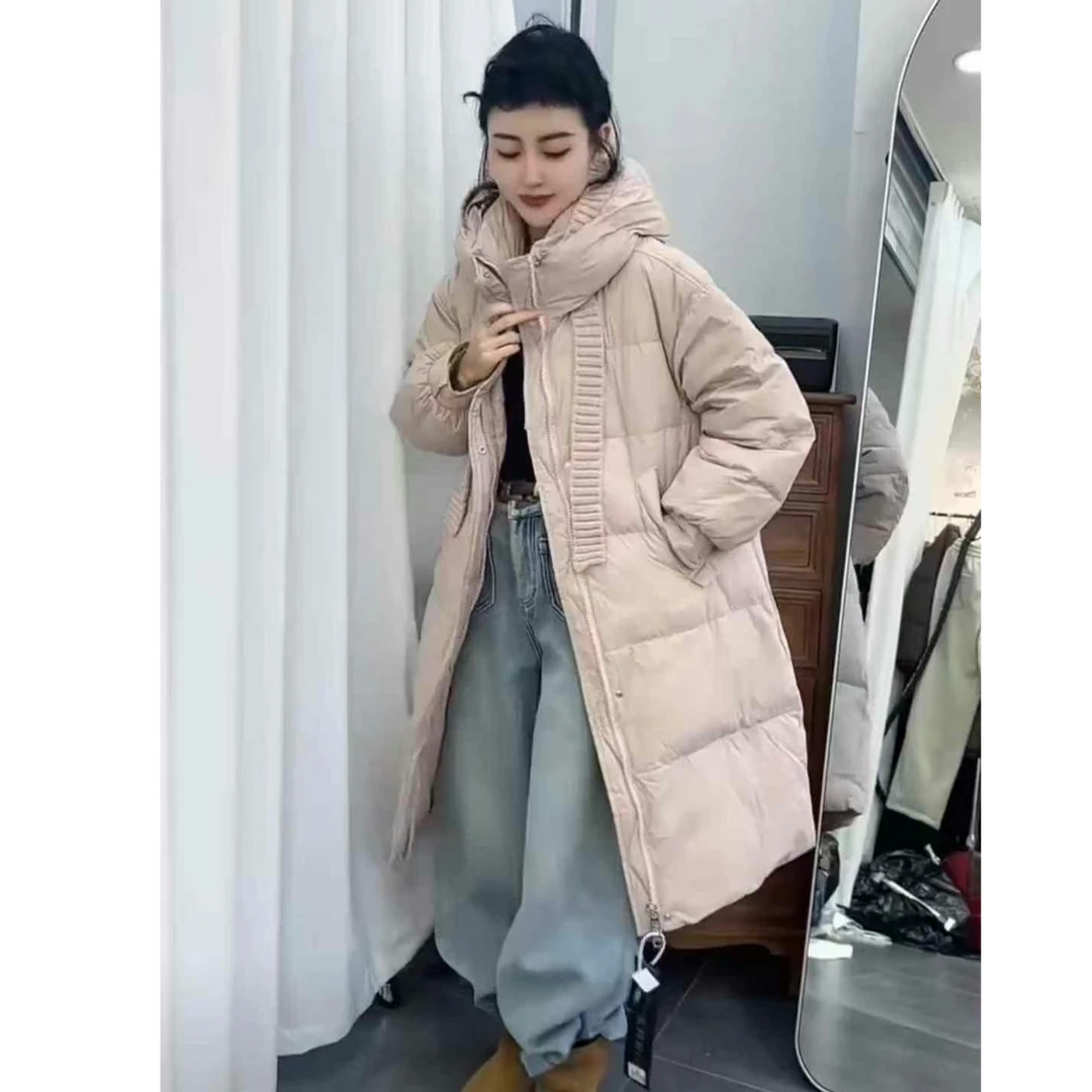 杨茹家7719长款羽绒服