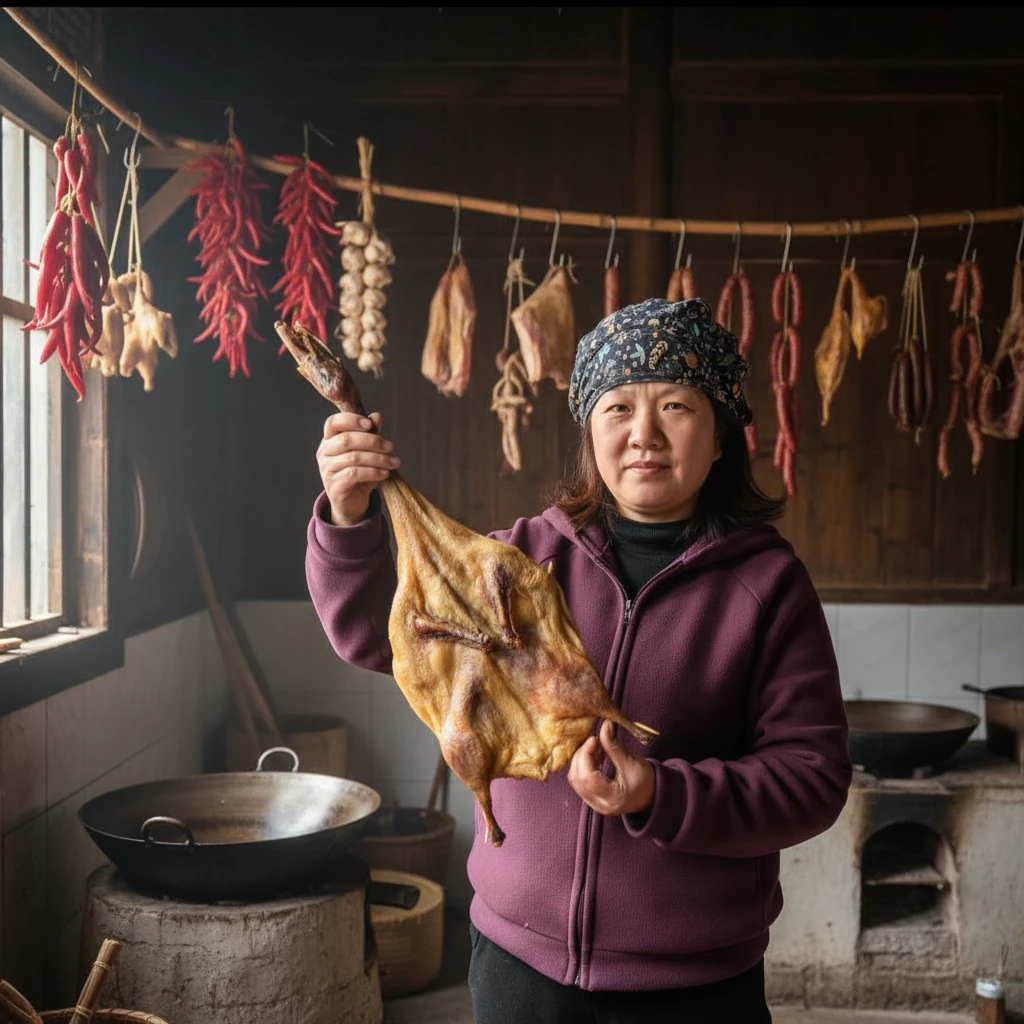 腊板鸭 农家生态散养 古法手工腌制