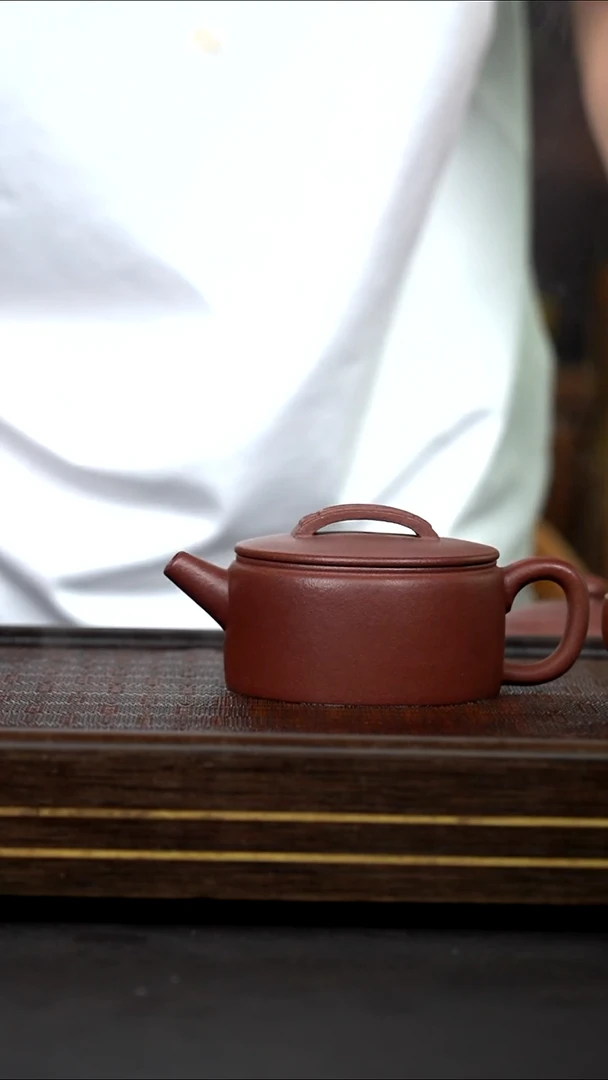 茶壶紫砂    WQC      全砂底槽青    汉瓦    200cc