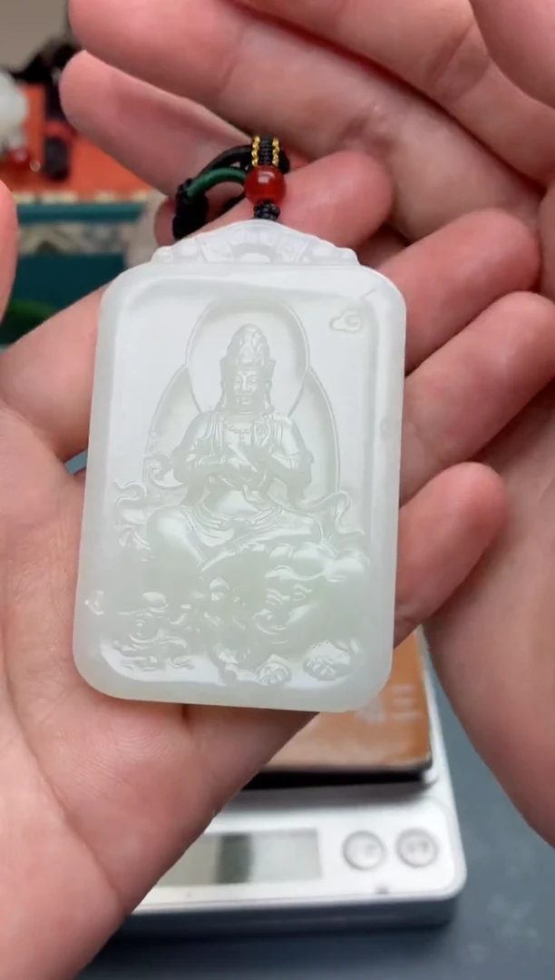 和田玉未镶嵌颈饰44