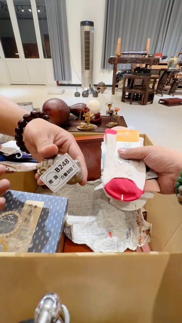 迟***岸中古脏旧破瓷器B248