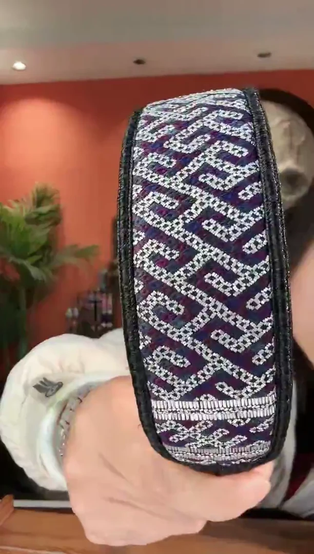 织绣非遗手工苗绣刺绣耳环36