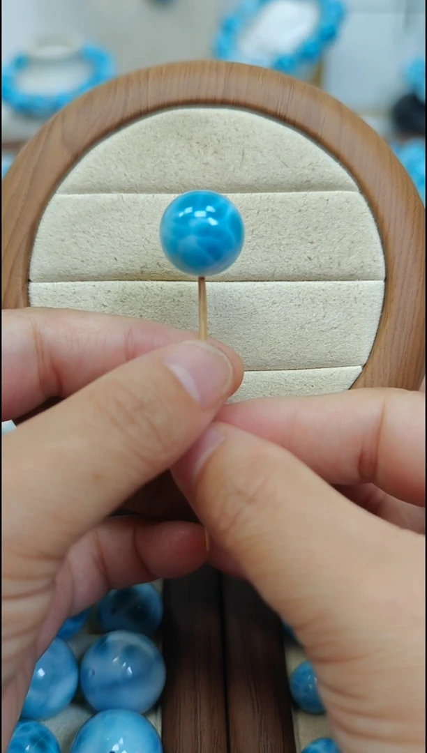 未镶嵌针钠钙石（海纹石）珠宝半成品路*通多样性发一