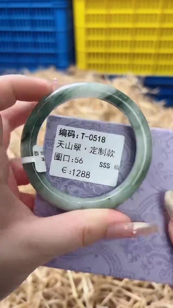 未镶嵌手镯石英质玉T-0518